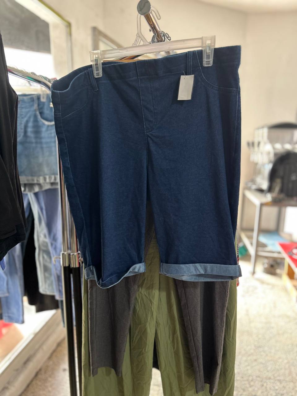 Pantalón Corto Serra Azul de Mujer