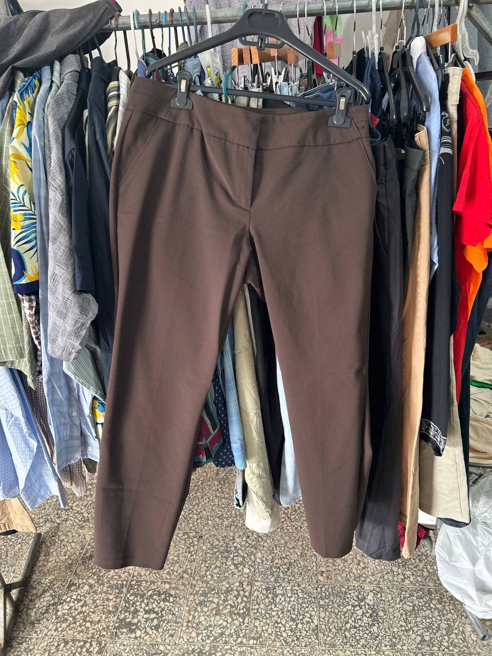 Pantalón HY&C Marrón de Mujer