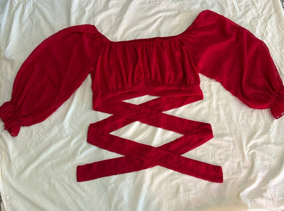 Blusa Burgundy Roja de Mujer