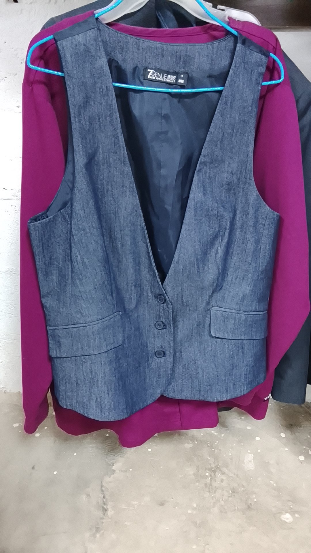 Chaqueta 7th Avenue Azul Marino de Hombre