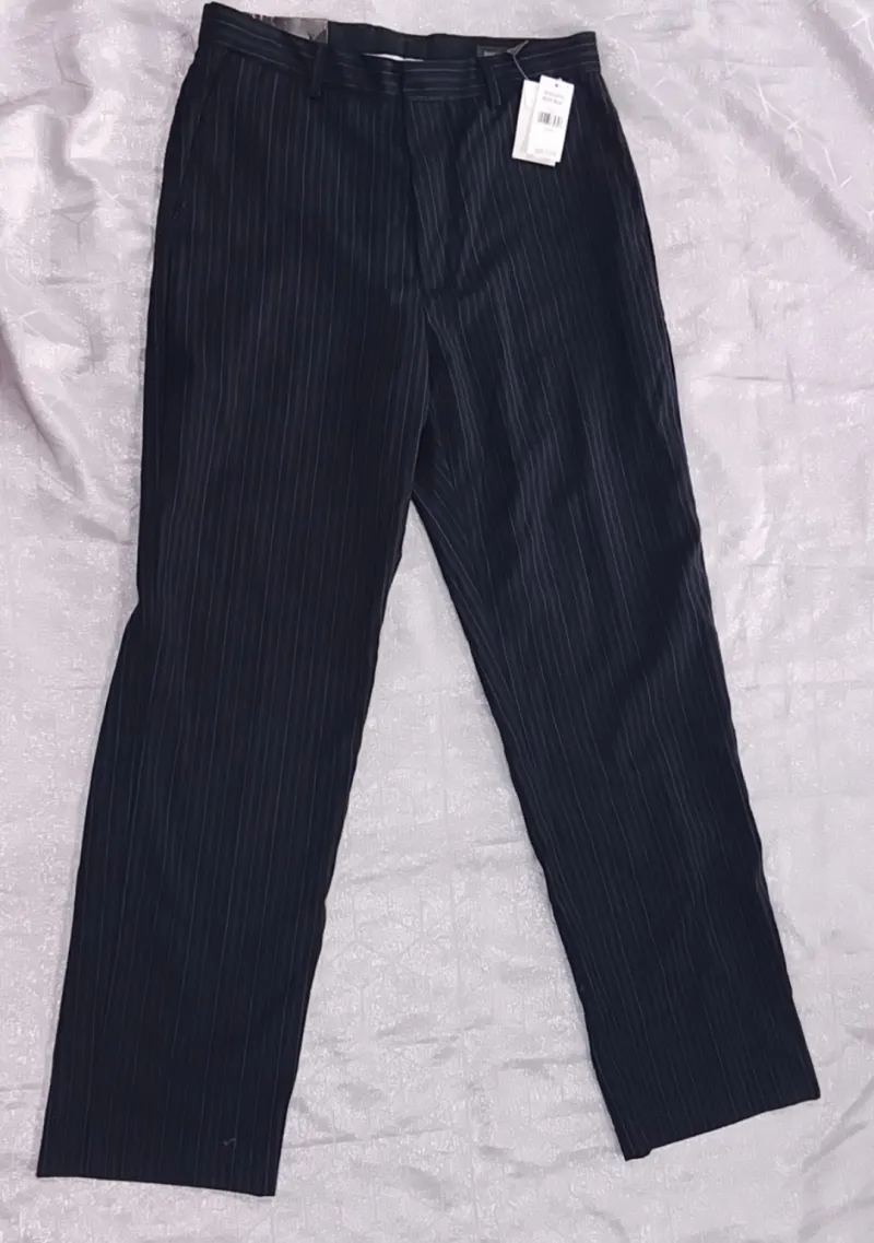 Pantalón Banana Republic Negro con Rayas de Hombre