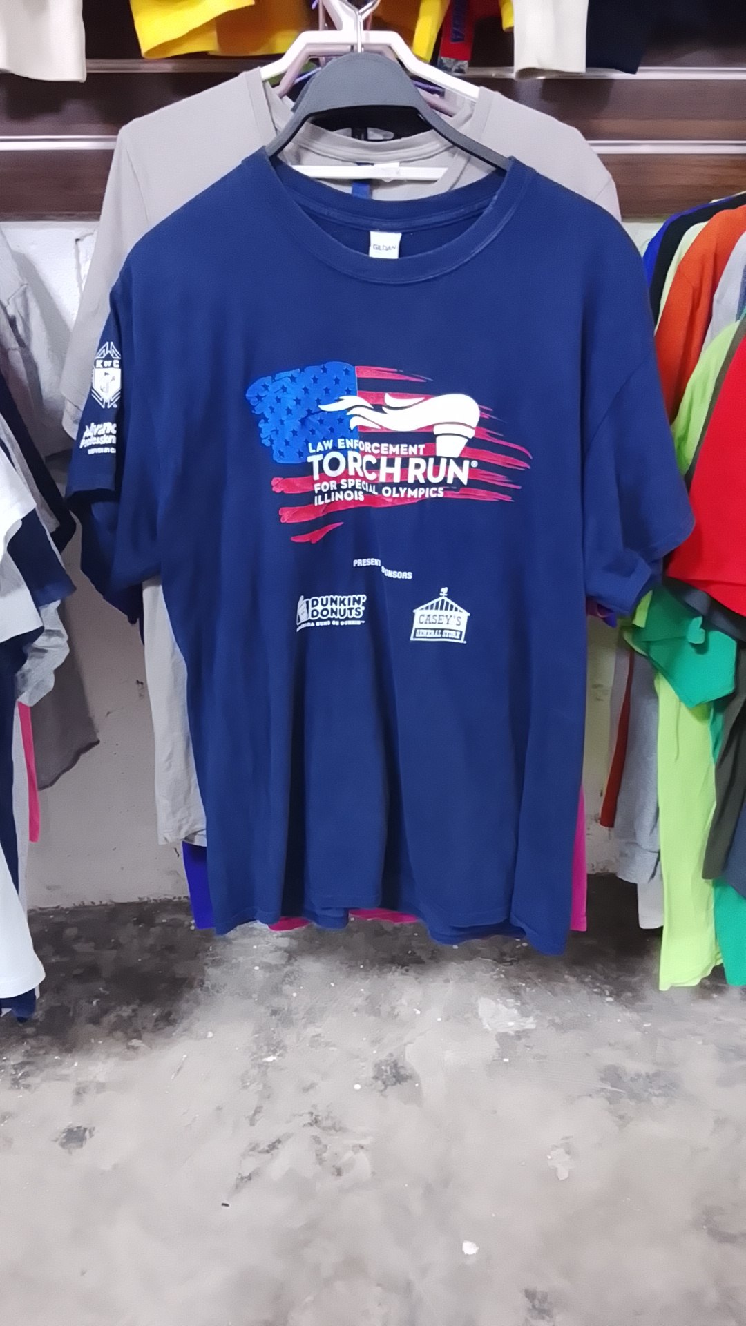 T-Shirt Gildan Azul Marino de Hombre