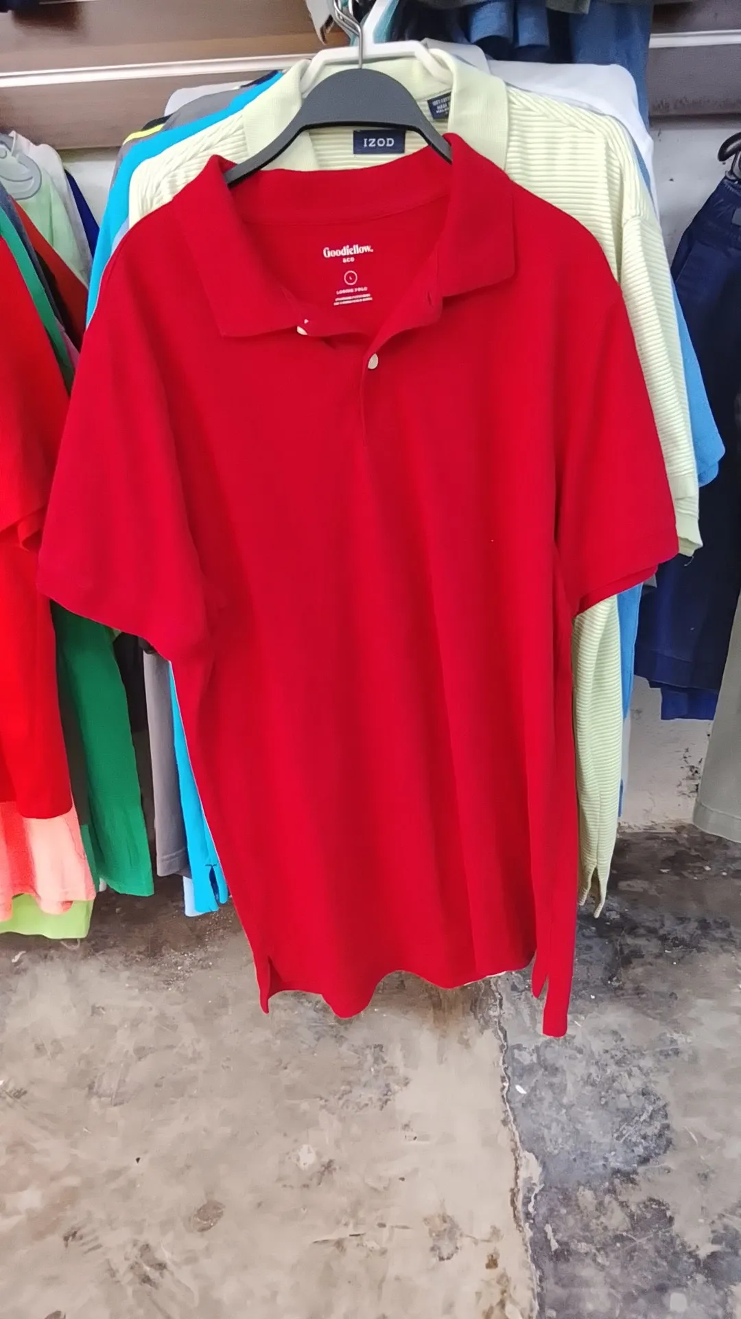 T-Shirt Goodfellow Rojo de Hombre