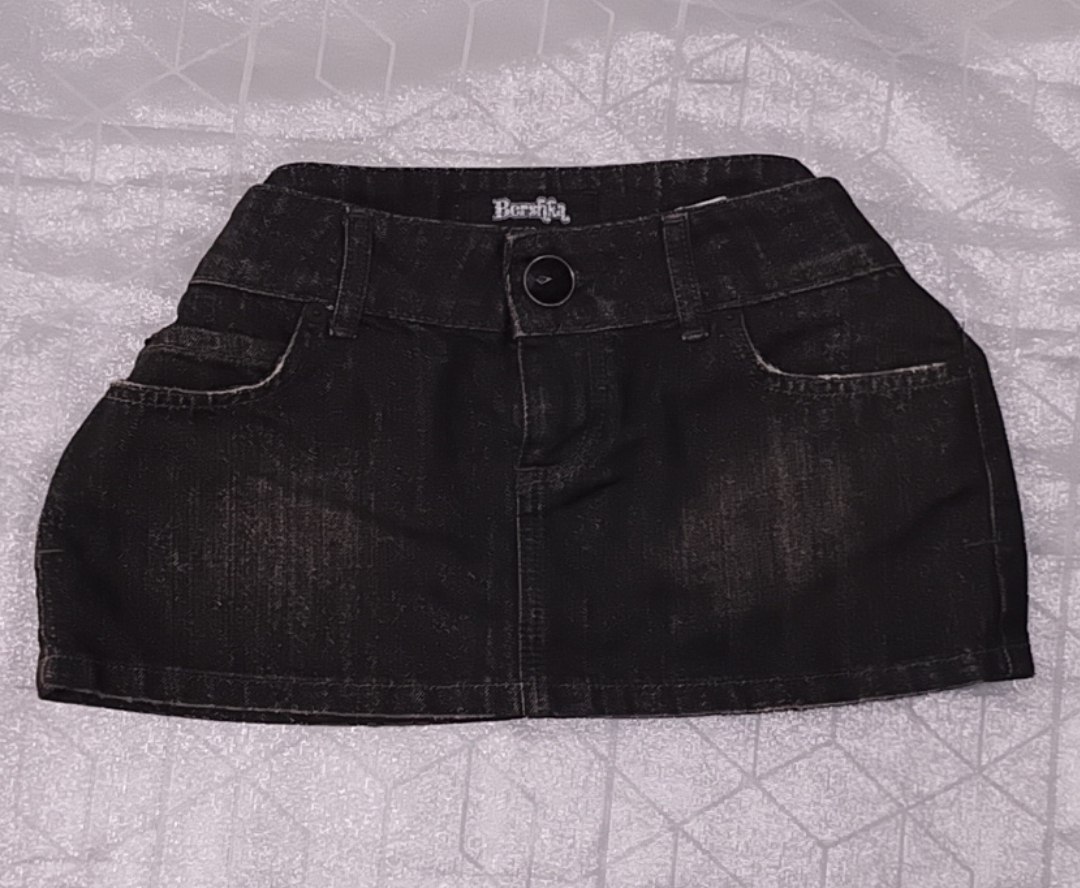 Mini Falda Bershka Negra de Mujer